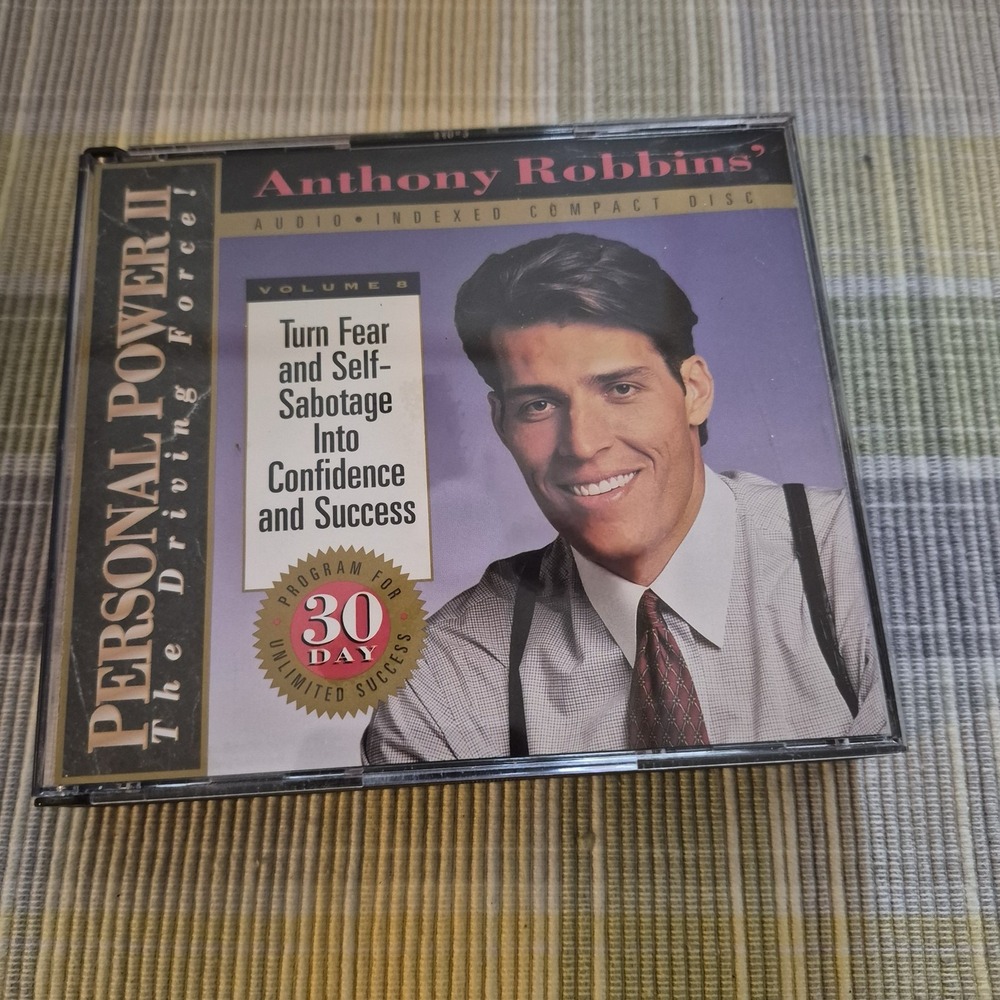 ✅Anthony Robbins Personal Power II-The Driving Force Audio CD 15&16 #️⃣0776